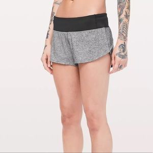 LULULEMON || Speed Up Shorts 2.5” || Grey/Heather
